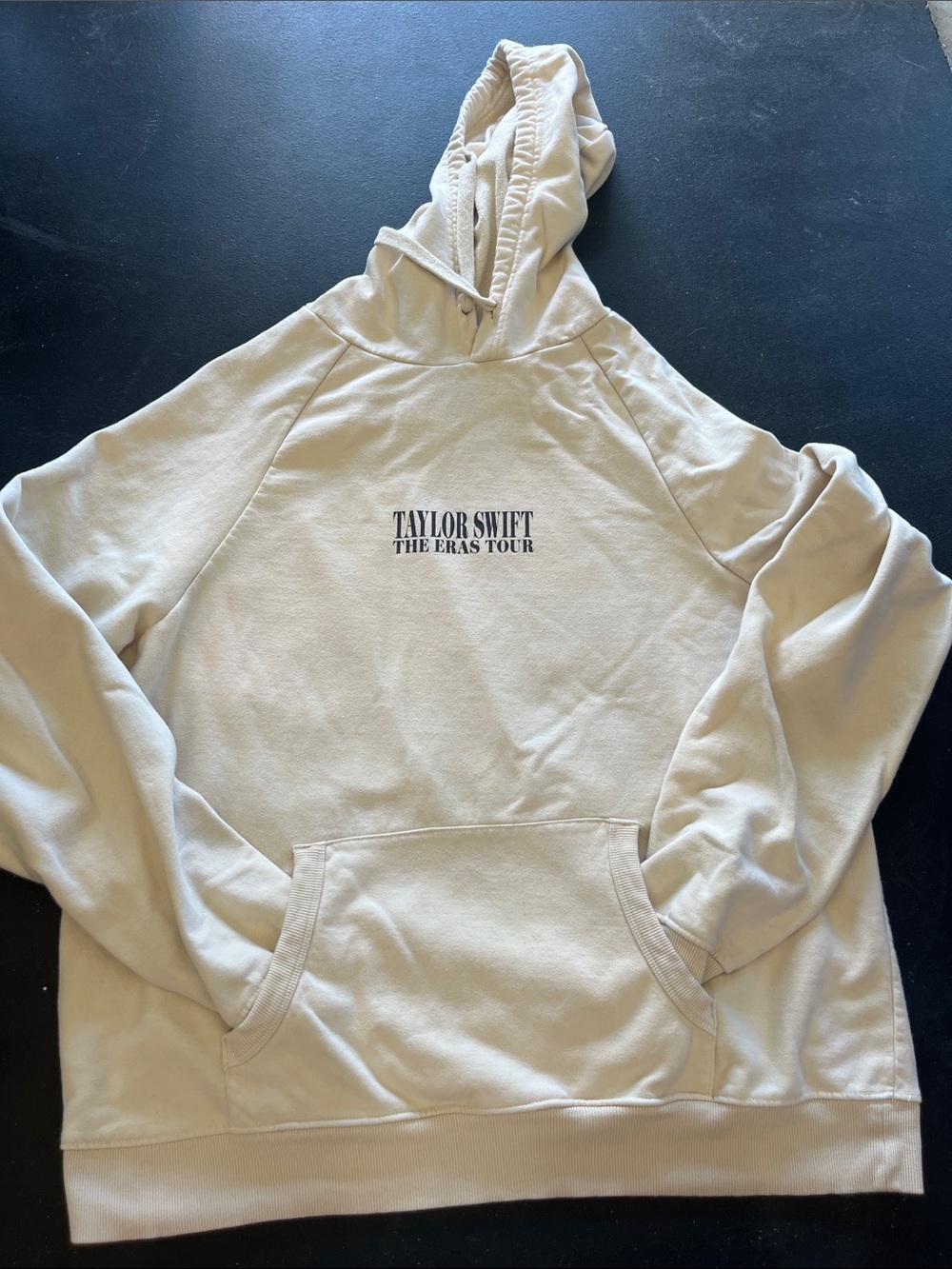 Taylor Swift Beige 'The Eras Tour' Pullover Hoodie XL